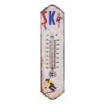 PROWANSALSKI TERMOMETR EMALIOWANY Vintage Old Antic Line