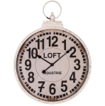 ZEGAR ŚCIENNY Styl Vintage Loft Industrie White Antic Line shabby Chic, Prowansalski, Boho