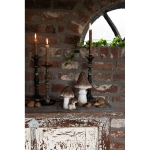 PROWANSALSKI ŚWIECZNIK WYSOKI Brocante Black A Clayre & Eef