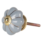 PROWANSALSKI UCHWYT DO MEBLI Brocante Grey Gold Clayre & Eef   