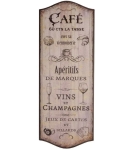 DEKORACYJNY PANEL ŚCIENNY CAFE Vintage Old Antic Line