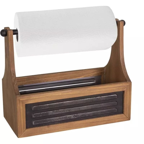 DREWNIANY STOJAK NA RĘCZNIKI KUCHENNE Vintage loft  Industrial Antic Line 