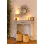 ZESTAW KOSZY Z UCHWYTAMI 2 szt. Vintage Rustic XL Antic Line 