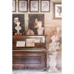 PROWANSALSKIE POPIERSIE KOBIETY Retro Trame Culturali  Blanc MariClo' Shabby Chic