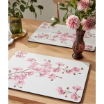 PODKŁADKI STOŁOWE DUŻE Vintage Różowe Kwiaty 4 szt.Pimpernel