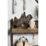 OZDOBNA DEKORACJA KOGUT Rooster Cottage Clayre & Eef 