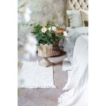 DYWAN ŻAKARDOWY Z FRĘDZLAMI BAGNO IN VILLA BIANCO XL Blanc MariClo' 