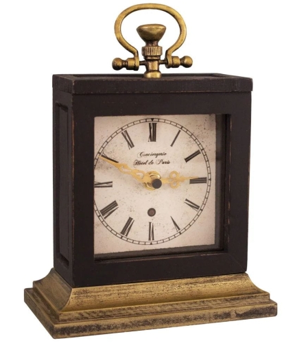 INDUSTRIALNY ZEGAR STOŁOWY Hotel De Paris Antic Line 