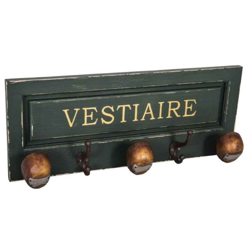 DEKORACYJNY  WIESZAK ŚCIENNY VESTIAIRE Vintage Loft  Old Antic Line  