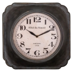 DEKORACYJNY ŚCIENNY ZEGAR ANTYCZNY Hotel Du Manoir Rustic Styl Antic Line 