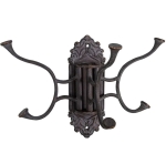 PROWANSALSKI WIESZAK ŚCIENNY Vintage Old Brown Antic Line 