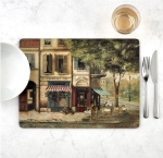 PODKŁADKI STOŁOWE DUŻE  Paryż Parisian Scene 4 szt.Pimpernel