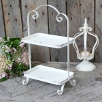 PROWANSALSKA PATERA Piętrowa White B Chic Antique