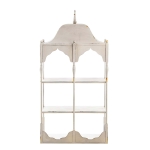 PROWANSALSKI REGAŁ Z DEKOREM LEONOR COLLECTION L Blanc MariClo'