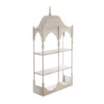 PROWANSALSKI REGAŁ Z DEKOREM LEONOR COLLECTION L Blanc MariClo'