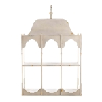 PROWANSALSKI REGAŁ Z DEKOREM LEONOR COLLECTION XL Blanc MariClo'