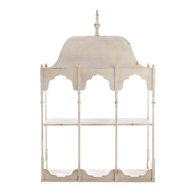 PROWANSALSKI REGAŁ Z DEKOREM LEONOR COLLECTION XL Blanc MariClo'