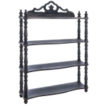 PROWANSALSKI REGAŁ Z DEKOREM VIOLETTA COLLECTION Blanc MariClo'