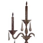 DEKORACYJNY ŚWIECZNIK CORTE COLLECTION Rustic Styl Blanc MariClo' 