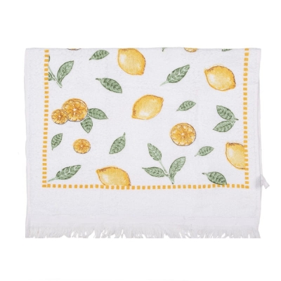 RĘCZNIK KUCHENNY CYTRYNY White Cotton Lemons Clayre & Eef 