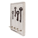 PROWANSALSKI WIESZAK NA KLUCZE Brocante Beige White Clayre & Eef 