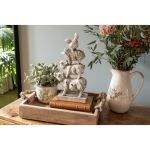 PROWANSALSKI DZBANEK CERAMICZNY Beige Flowers Clayre & Eef   