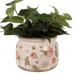 PROWANSALSKA OSŁONKA NA DONICZKĘ Country Style Flowers Pink Clayre & Eef  
