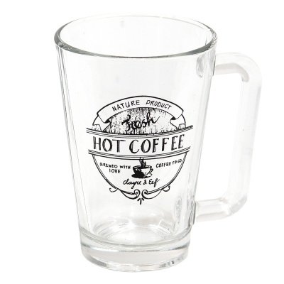 SZKLANY KUBEK DO KAWY Hot Coffee 250 ml. Clayre & Eef