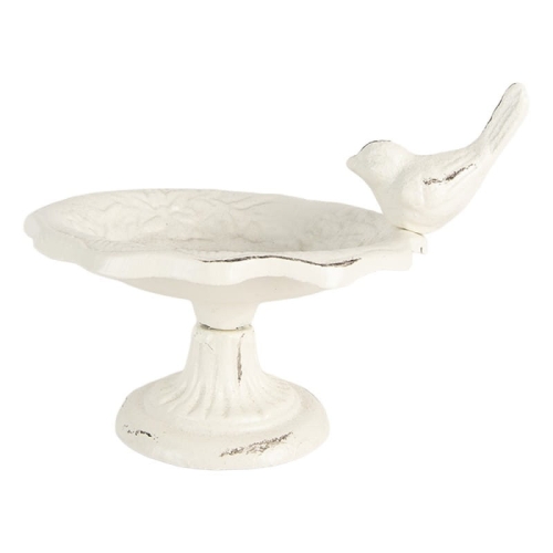 OZDOBNE POIDEŁKO DLA PTAKÓW Rustic Style Bird White Clayre & Eef 