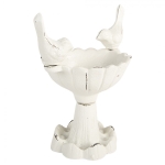 OZDOBNE POIDEŁKO DLA PTAKÓW Bird White 2 Clayre & Eef