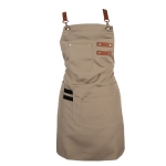 FARTUCH KUCHENNY BEŻOWY Barista Apron Vintage Styl Clayre & Eef 