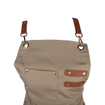 FARTUCH KUCHENNY BEŻOWY Barista Apron Vintage Styl Clayre & Eef 