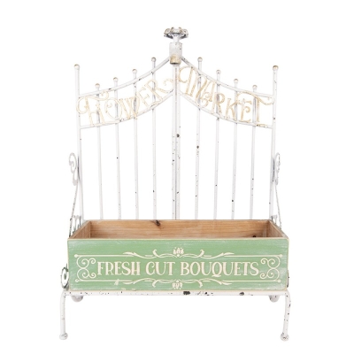 PROWANSALSKI KWIETNIK Green Brocante Flower Clayre & Eef