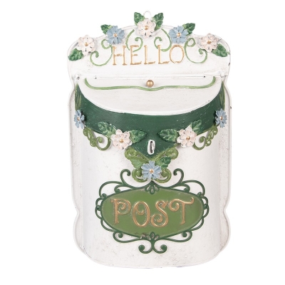 PROWANSALSKA SKRZYNKA NA LISTY POST Hello Green White Clayre & Eef