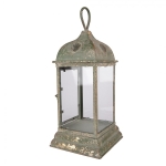 LAMPION LATARNIA Brocante Green Rustic Styl Clayre & Eef 