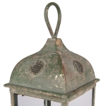 LAMPION LATARNIA Brocante Green Rustic Styl Clayre & Eef 