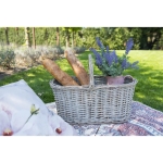 DEKORACYJNY KOSZ WIKLINOWY Z UCHWYTEM Botanic Brown Clayre & Eef