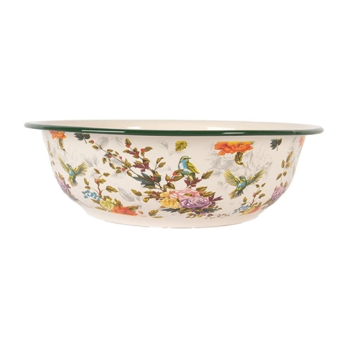PROWANSALSKA MISKA Flowers Beige Retro Vintage 2 Clayre & Eef 
