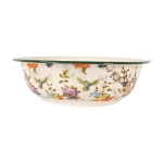 PROWANSALSKA MISKA Flowers Beige Retro Vintage 2 Clayre & Eef 
