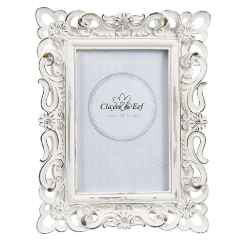 PROWANSALSKA RAMKA NA FOTOGRAFIE Brocante White 1 Clayre & Eef  