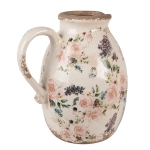 PROWANSALSKI DZBANEK CERAMICZNY Flowers Pink 2 Clayre & Eef  