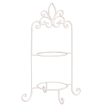 STOJAK NA TALERZE Country Style White Clayre & Eef  
