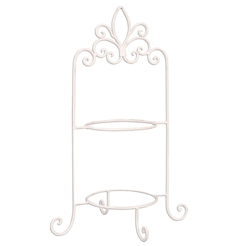 STOJAK NA TALERZE Country Style White Clayre & Eef  