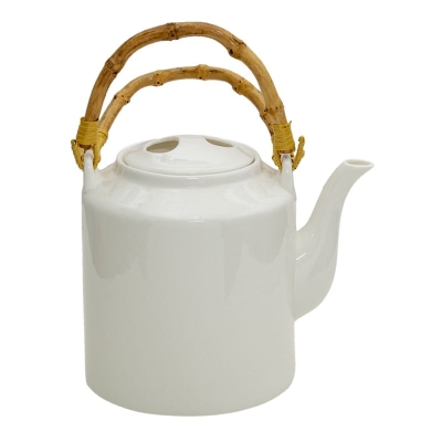 DZBANEK PORCELANOWY DO HERBATY Vintage White Clayre & Eef 