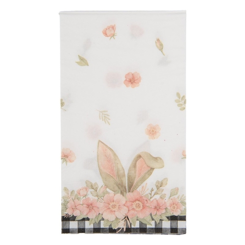 SERWETKI PAPIEROWE White Flower Rustic Styl Clayre & Eef 