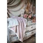 PROWANSALSKI PLED Z TORBĄ TOILE DU BORGO ROSA Blanc MariClo' 