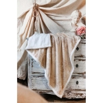 PROWANSALSKI PLED Z TORBĄ TOILE DU BORGO BEIGE Blanc MariClo' 