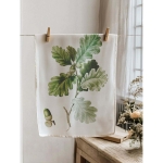 OZDOBNY RĘCZNIK KUCHENNY GAŁĄZKA ŻOŁĘDZI Rustic Styl Blanc MariClo'
