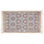  DYWAN Z FRĘDZLAMI Blue Red Retro 200 x 140 cm Clayre & Eef