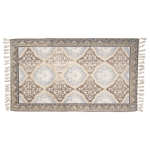 DYWAN Z FRĘDZLAMI Blue Grey Retro 200 x 140 cm Clayre & Eef